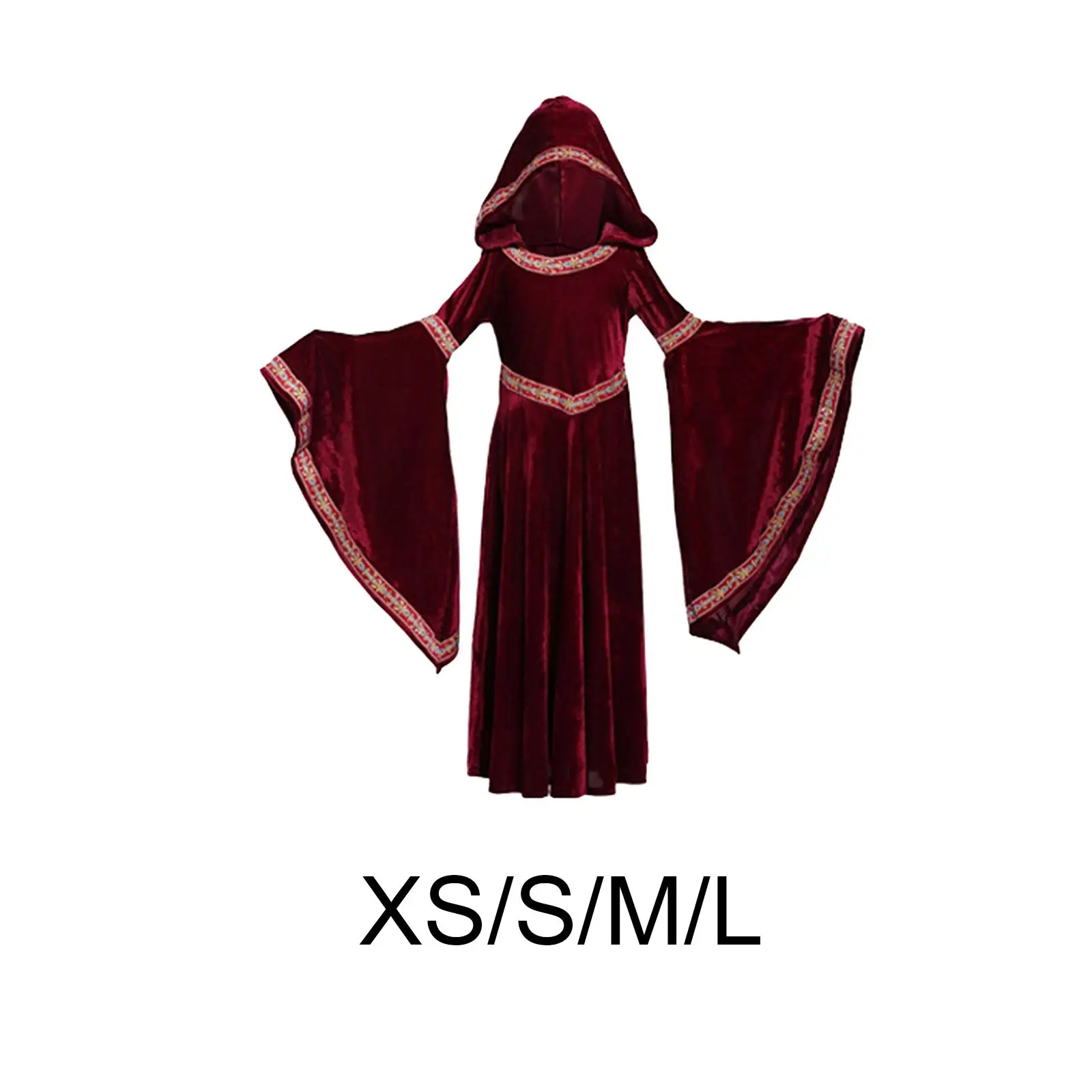 Halloween Girl Medieval Dress Unisex Gothic Cosplay Party Dress up Robe Cowl Devil Cape Costume Medieval Costumes Kids Hooded
Halloween Girl Medieval Dress Unisex Gothic Cosplay Party Dress up Robe Cowl Devil Cape Costume Medieval Costumes Kids Hooded