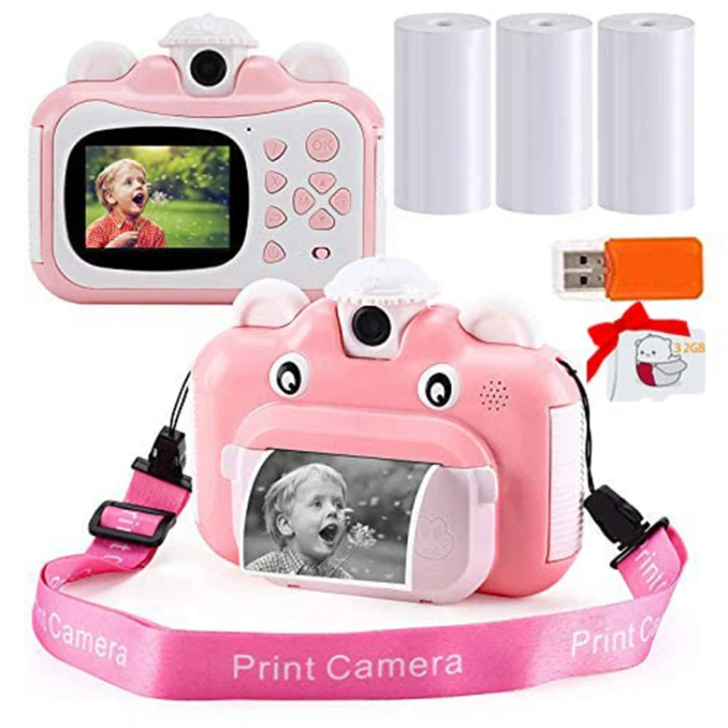 1080p Hd Mini Camera With Games Kids Fun Photo Instant Color Camera Film Selfie Toys Digital Children Print Camera
1080p Hd Mini Camera With Games Kids Fun Photo Instant Color Camera Film Selfie Toys Digital Children Print Camera