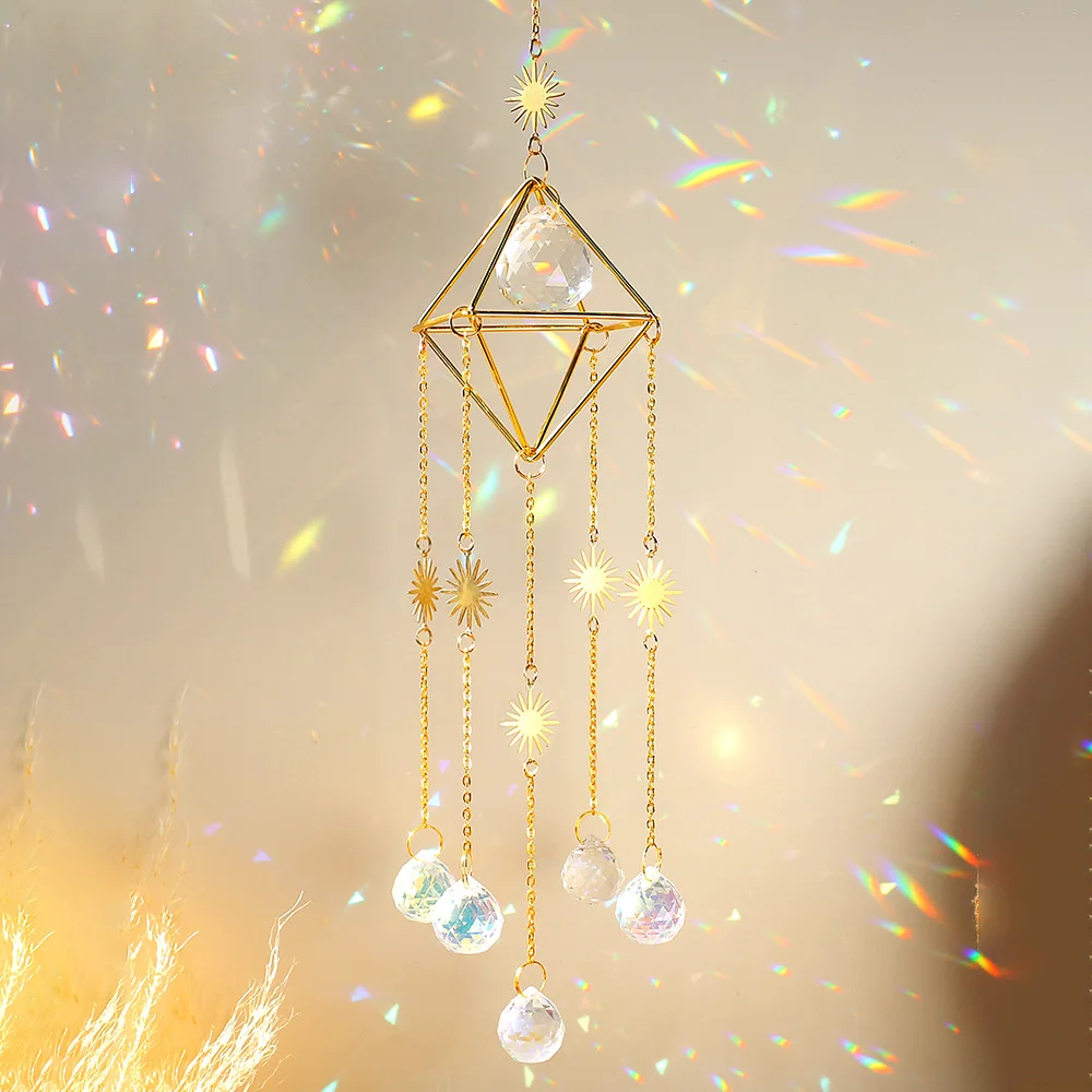 New style natural crushed stone air crystal wind chime pendant minimalist lighting ball pendant pendant
New style natural crushed stone air crystal wind chime pendant minimalist lighting ball pendant pendant