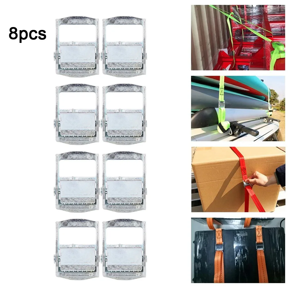 8pcs 25mm Buckle For Tie-down Strap Fixed Tensioner With Knuckle Closure Hand Tools Accessories For Fixing Heavy Duty Cargoes
8pcs 25mm Buckle For Tie-down Strap Fixed Tensioner With Knuckle Closure Hand Tools Accessories For Fixing Heavy Duty Cargoes