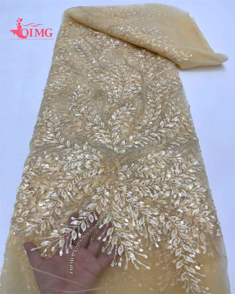 OIMG Exclusive African Sequins Net Lace Fabric Luxury Embroidery French Mesh Beads Lace Fabric Nigerian Tulle Lace For XC0581
OIMG Exclusive African Sequins Net Lace Fabric Luxury Embroidery French Mesh Beads Lace Fabric Nigerian Tulle Lace For XC0581