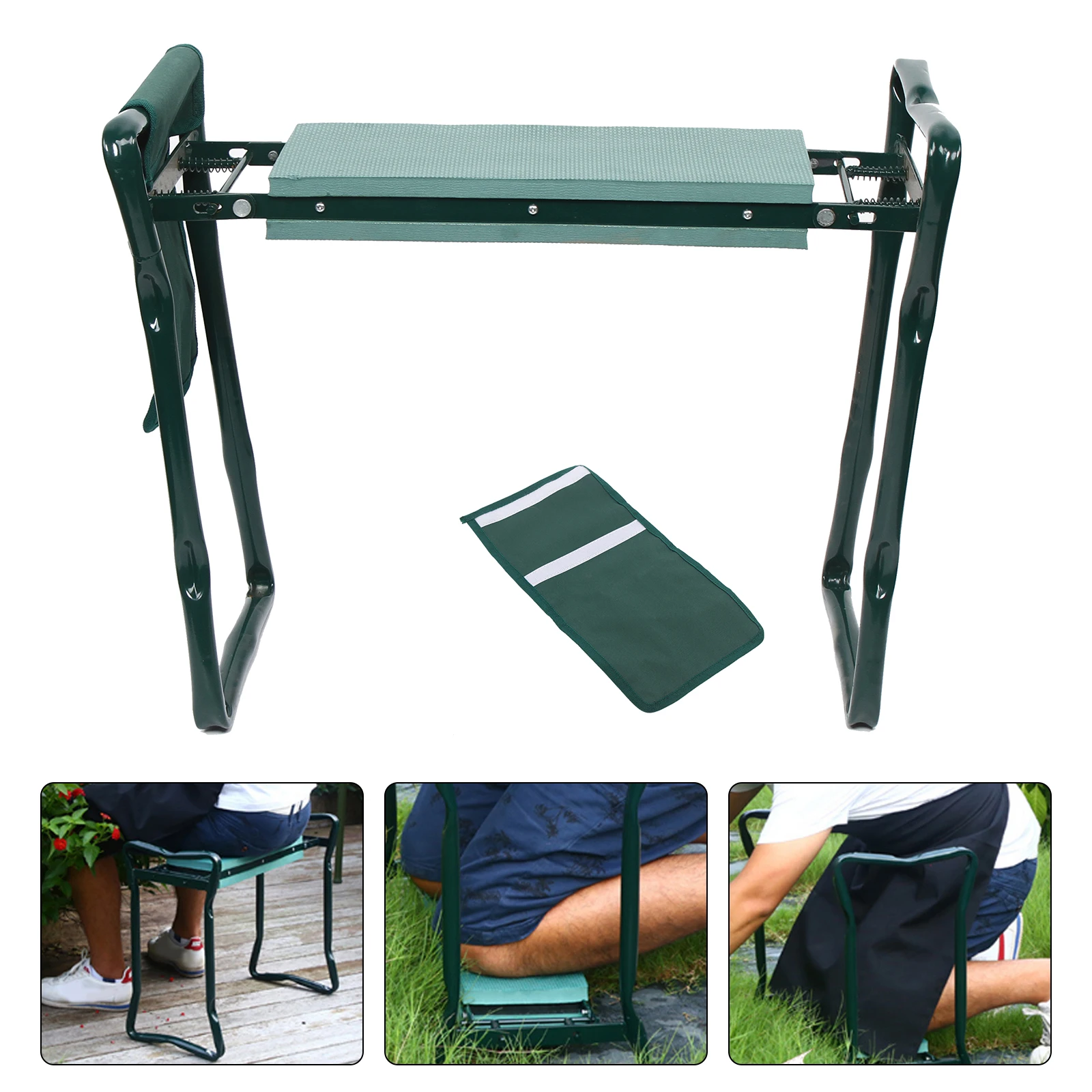 

Garden Kneeling Stool and Seat, 220 lb. Load Capacity EVA Folding Garden Stool for Gardening Kneeling Bench