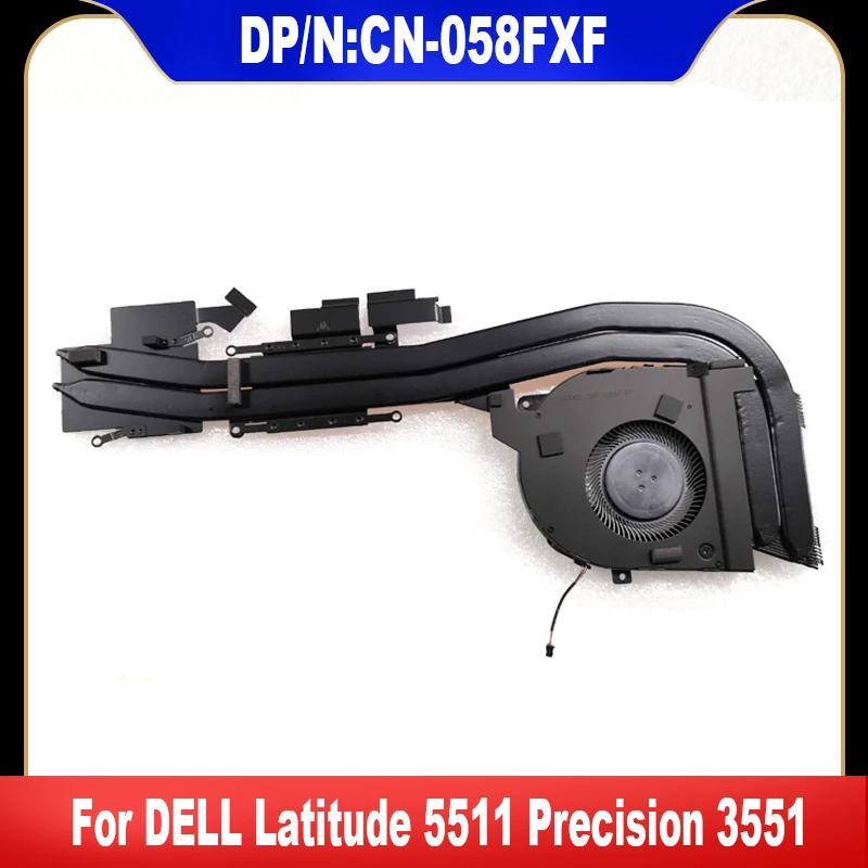 Новинка, оригинальный охлаждающий вентилятор 058FXF для ноутбука Dell Latitude 5511 Precision 3551, кулер, радиатор, радиатор, фотоэлемент, 58FXF
Новинка, оригинальный охлаждающий вентилятор 058FXF для ноутбука Dell Latitude 5511 Precision 3551, кулер, радиатор, радиатор, фотоэлемент, 58FXF
