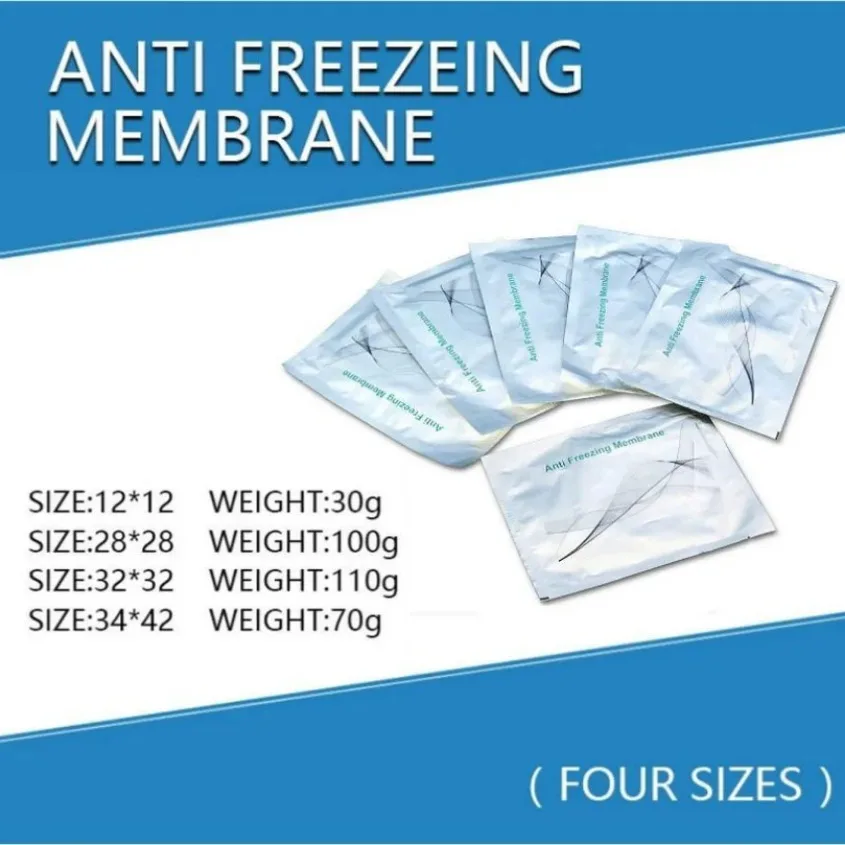 

Accessories Parts 50Pcs Antifreeze Membrane Mask Film Fat Anti Cooling Gel Pad Cryo Therapy Weight Reduce Paper For Machine