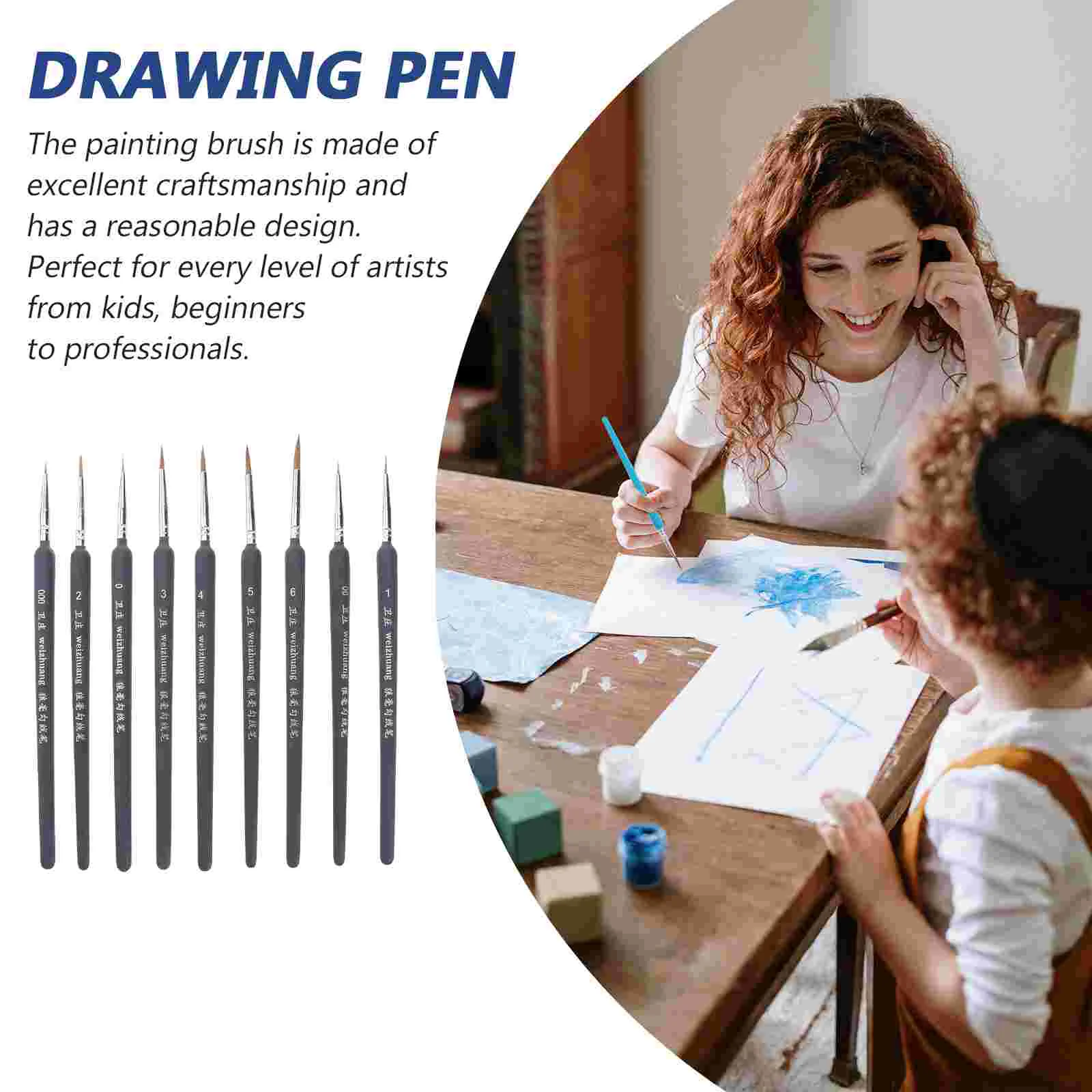 Professional Manicure Set Brush Wolf Fine Manicure Seting Pen Nylon Hair Brush Sets Detail Manicure Seting Drawing
Professional Manicure Set Brush Wolf Fine Manicure Seting Pen Nylon Hair Brush Sets Detail Manicure Seting Drawing