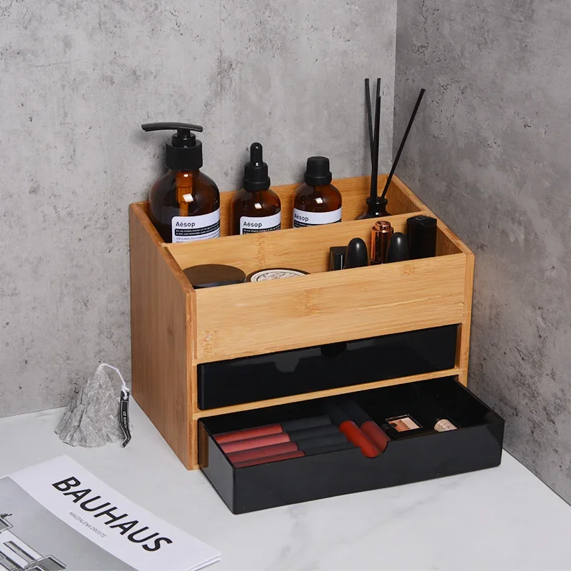 Bamboo Cosmetics Drawer Organizers Jewelry Incenked Head Rope Divider Organizer Bathroom Skincare Storage Box
Bamboo Cosmetics Drawer Organizers Jewelry Incenked Head Rope Divider Organizer Bathroom Skincare Storage Box