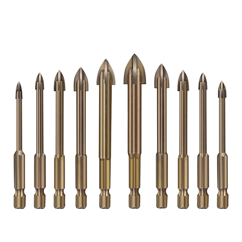 10PC Efficient Universal Drilling Tool,Multi-Function Cross Alloy Drill Bit Tip Tools,Carbide Drill Tap Bit Set
10PC Efficient Universal Drilling Tool,Multi-Function Cross Alloy Drill Bit Tip Tools,Carbide Drill Tap Bit Set