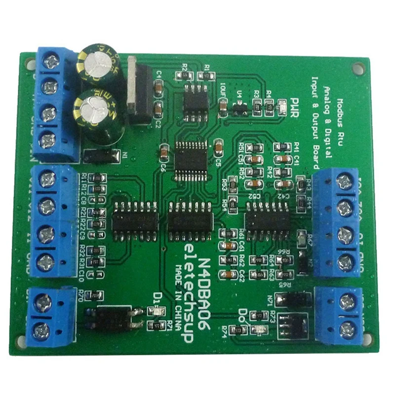 DC 12V 8CH Analog Digital Input Output Devices 0-5V 0-10V 4-20MA DAC ADC RS485 Modbus RTU Board
DC 12V 8CH Analog Digital Input Output Devices 0-5V 0-10V 4-20MA DAC ADC RS485 Modbus RTU Board