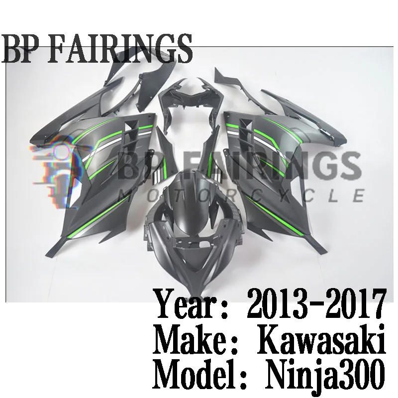 

НОВЫЕ комплекты обтекателей для литья под давлением ABS, подходят для Ninja300 EX300 ZX-3R ZX3R 2013 2014 2015 2016 2017, набор для кузова, матовый черный