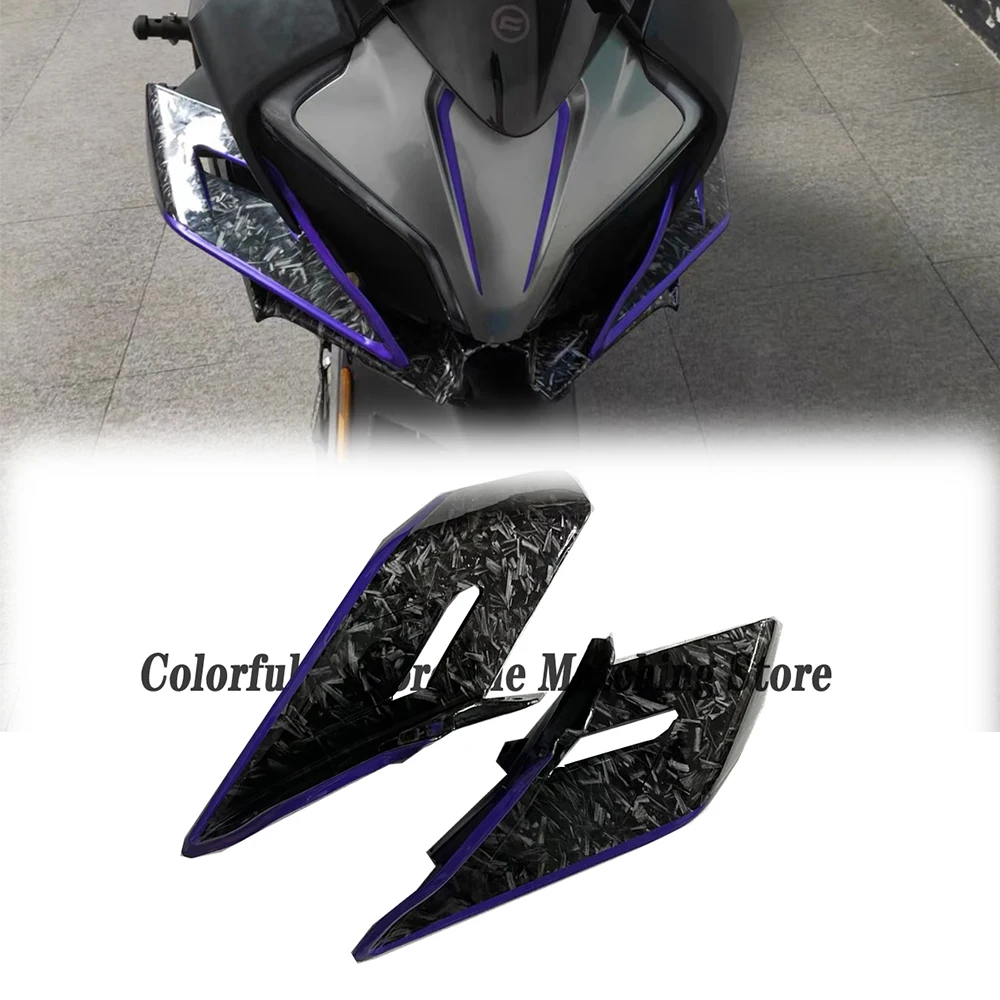 

Motorcycle Front Fairing Aerodynamic Winglet ABS Lower Cover Protection Guard Fixed Wind Wing For CFMOTO 450SR 2022-2023