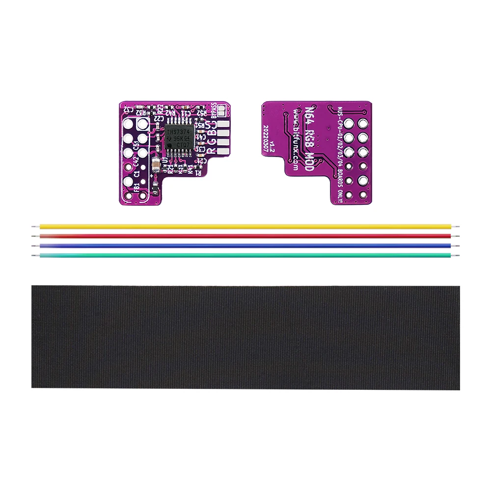 RGB MOD Chip Board Compatible Nintendo64 N64 NTSC Game Console THS7374 Amp Mod Kit
RGB MOD Chip Board Compatible Nintendo64 N64 NTSC Game Console THS7374 Amp Mod Kit