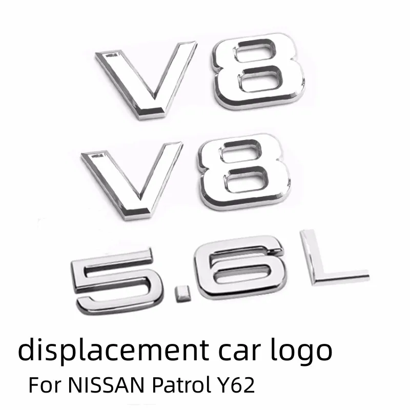 Для NISSAN патруль Y62 модификация ярлык с буквами V8 эмблема 5.6L цифровая этикетка логотип крыла задняя дверь логотип
Для NISSAN патруль Y62 модификация ярлык с буквами V8 эмблема 5.6L цифровая этикетка логотип крыла задняя дверь логотип