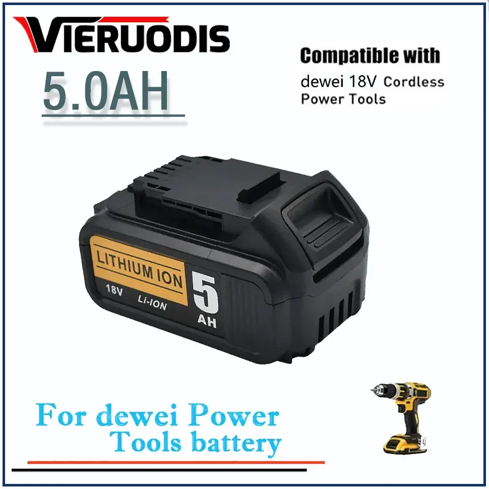 For dewei 18Volt Electric tools 5.0AH 6.0AH 8.0AH rechargeable battery ,For DCB206-2 DCB205-2 DCB200
For dewei 18Volt Electric tools 5.0AH 6.0AH 8.0AH rechargeable battery ,For DCB206-2 DCB205-2 DCB200