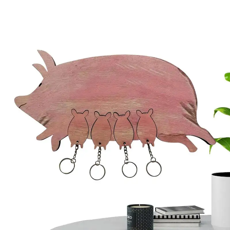 Pig Key Holder Rack for Front Door Wall Mount Hanger Decor, Hangable Organizer Decorative Rack For Front Door Entryway Cabinet
Pig Key Holder Rack for Front Door Wall Mount Hanger Decor, Hangable Organizer Decorative Rack For Front Door Entryway Cabinet