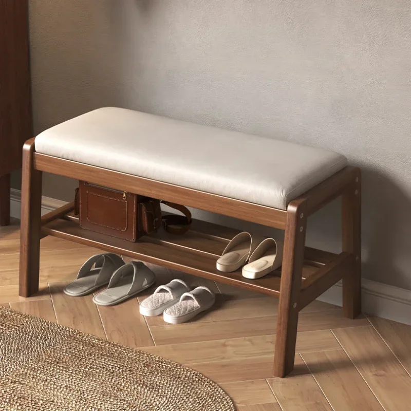 Multifunctional Shoe Cabinet Solid Wood Shoe Stool Soft Cushion Shoe Rack 2-Layer Hallway Bench for Home Organization Hot Sale
Multifunctional Shoe Cabinet Solid Wood Shoe Stool Soft Cushion Shoe Rack 2-Layer Hallway Bench for Home Organization Hot Sale