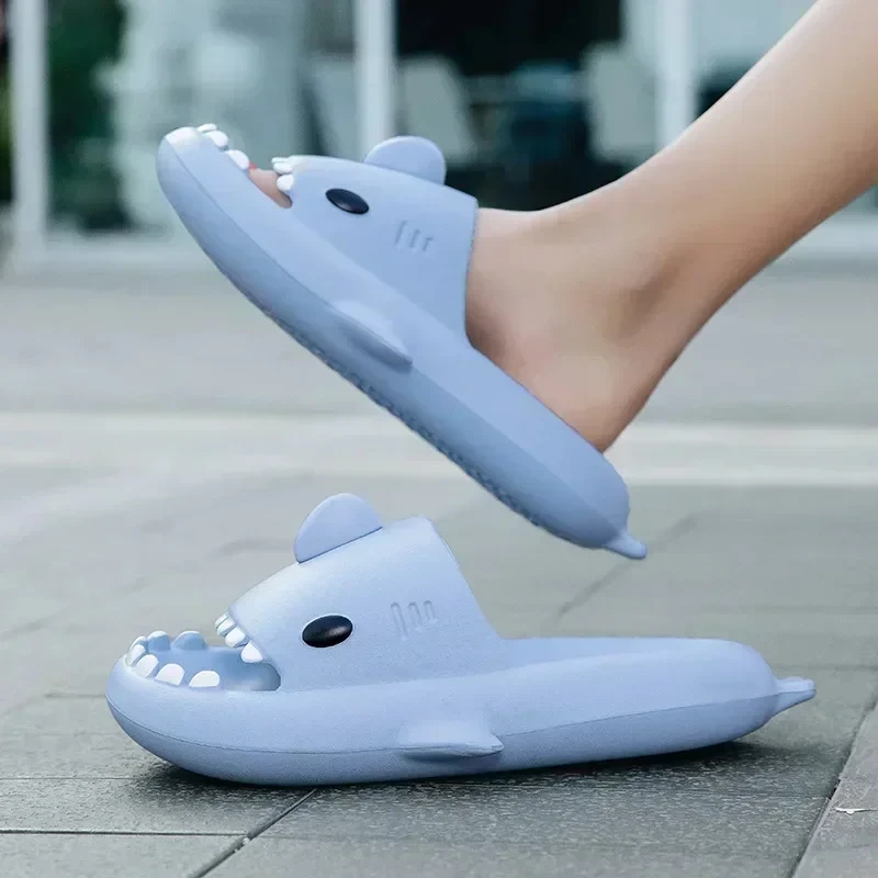 Comwarm Fashion Kids Shark Slippers Children Cartoon Shark Sandals Boys And Girls Thick Sole Summer Beach Shoes Bathroom Slides
Comwarm Fashion Kids Shark Slippers Children Cartoon Shark Sandals Boys And Girls Thick Sole Summer Beach Shoes Bathroom Slides