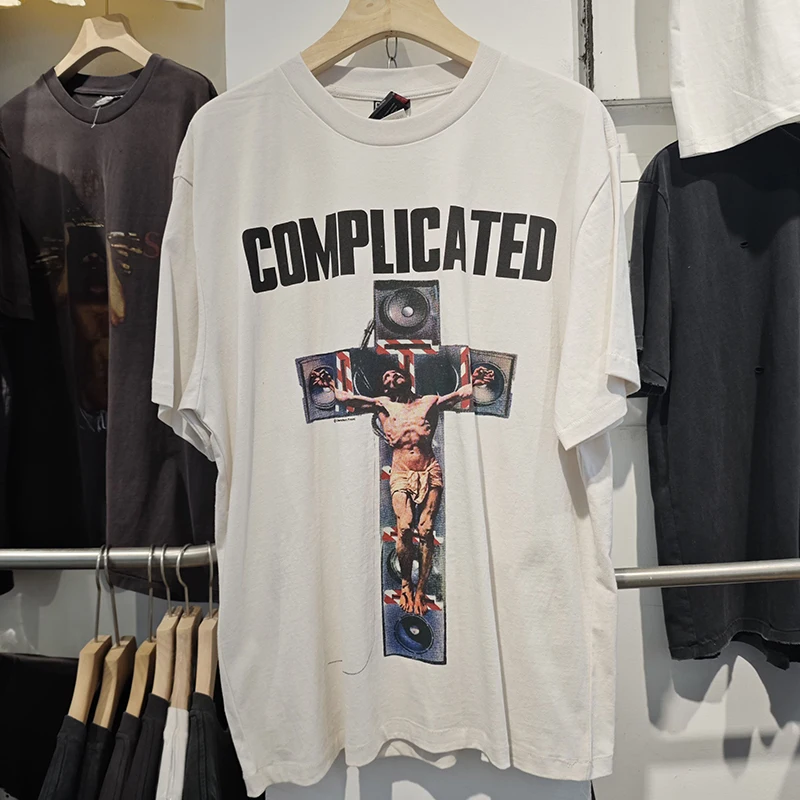 Винтажная Футболка SAINT MICHAEL Harajuku SAINT Michael KOSUKE SS24, футболка с круглым вырезом и коротким рукавом для мужчин и женщин
Винтажная Футболка SAINT MICHAEL Harajuku SAINT Michael KOSUKE SS24, футболка с круглым вырезом и коротким рукавом для мужчин и женщин
