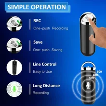 2022 NEW 32GB Voice Activated Recorder 2400 Hours Recording Capacity Keychain Audio Recording Suitable for Lectures and Meetings
2022 NEW 32GB Voice Activated Recorder 2400 Hours Recording Capacity Keychain Audio Recording Suitable for Lectures and Meetings