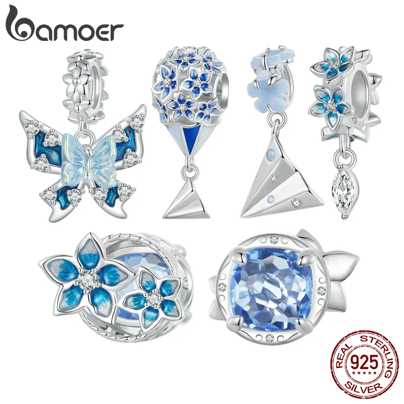 BAMOER 925 Sterling Silver Paper Plane/Butterfly/Flower Charms Beads fit European Bracelets Necklace DIY Jewelry Gift BSC1025
BAMOER 925 Sterling Silver Paper Plane/Butterfly/Flower Charms Beads fit European Bracelets Necklace DIY Jewelry Gift BSC1025