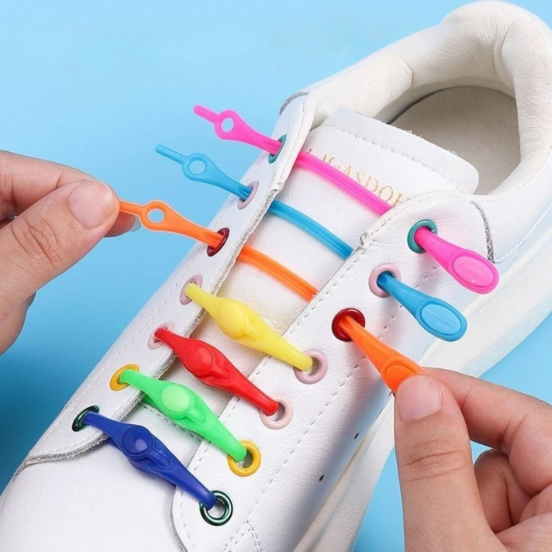 Colored Silicone Stretch No Tie Shoelace Silicone Unisex Athletic No Tie Shoe Children Lace Round Toe Elastic Free Shoelaces
Colored Silicone Stretch No Tie Shoelace Silicone Unisex Athletic No Tie Shoe Children Lace Round Toe Elastic Free Shoelaces