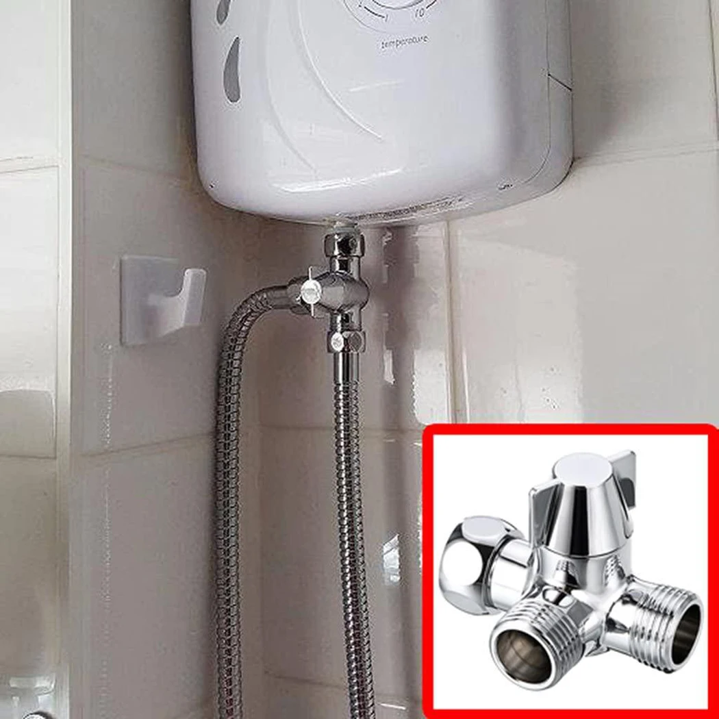 Shower Hose Splitter Three-way Connector T-shaped Adapter Adjustable Water Diverter Valve Toilet Bidet Water Separator Faucet
Shower Hose Splitter Three-way Connector T-shaped Adapter Adjustable Water Diverter Valve Toilet Bidet Water Separator Faucet