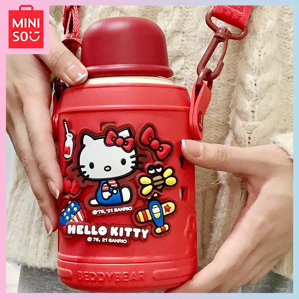 Miniso Hellokitty Kawaii Cartoon Children with Rope Straw 316 Stainless Steel Portable 630ML Thermos Cup Girls Birthday Gift
Miniso Hellokitty Kawaii Cartoon Children with Rope Straw 316 Stainless Steel Portable 630ML Thermos Cup Girls Birthday Gift