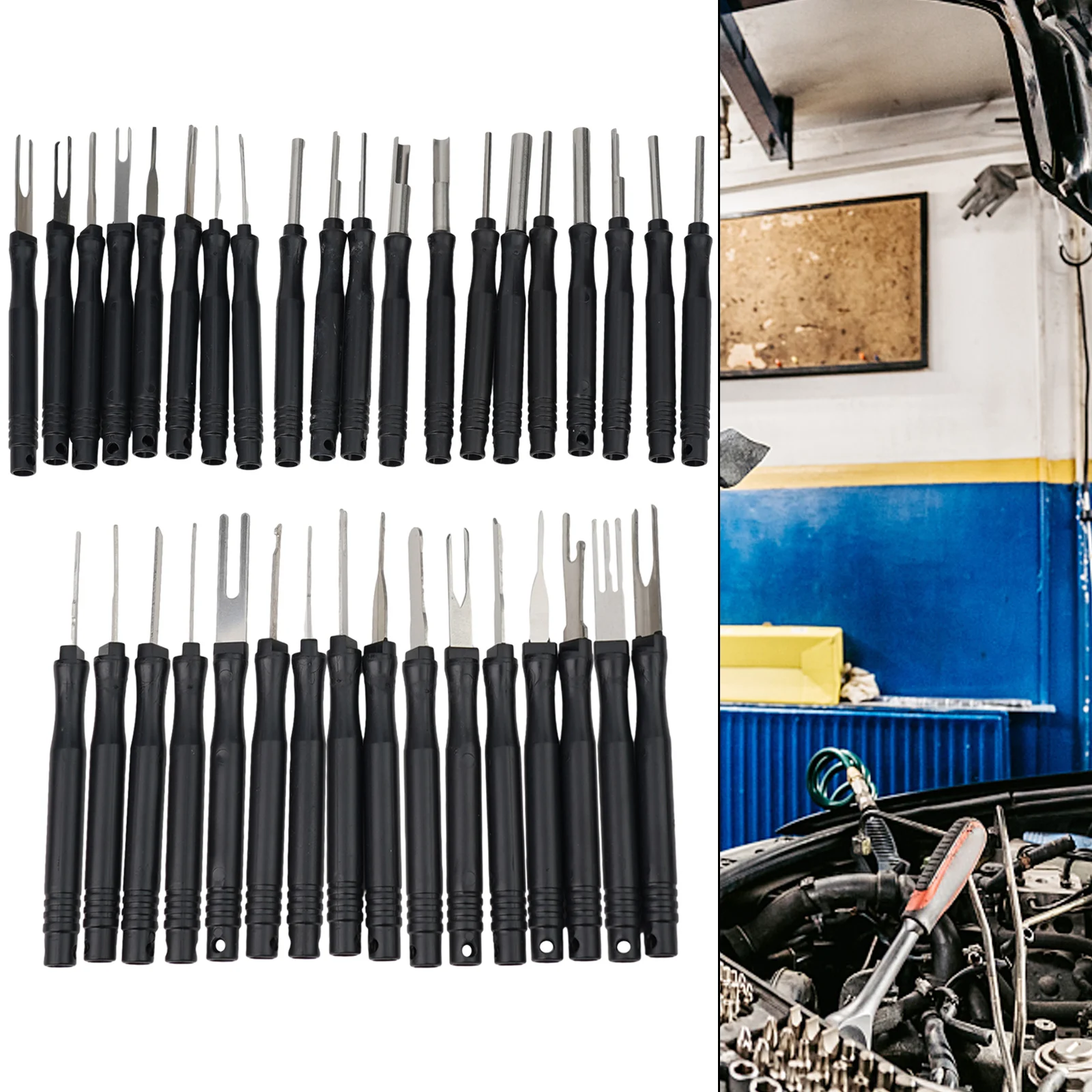 Durable 36PC Removal Tool With The Clamp Puller Pin Extractor Removal Tool Terminal Extractor Tool Car Accessories
Durable 36PC Removal Tool With The Clamp Puller Pin Extractor Removal Tool Terminal Extractor Tool Car Accessories