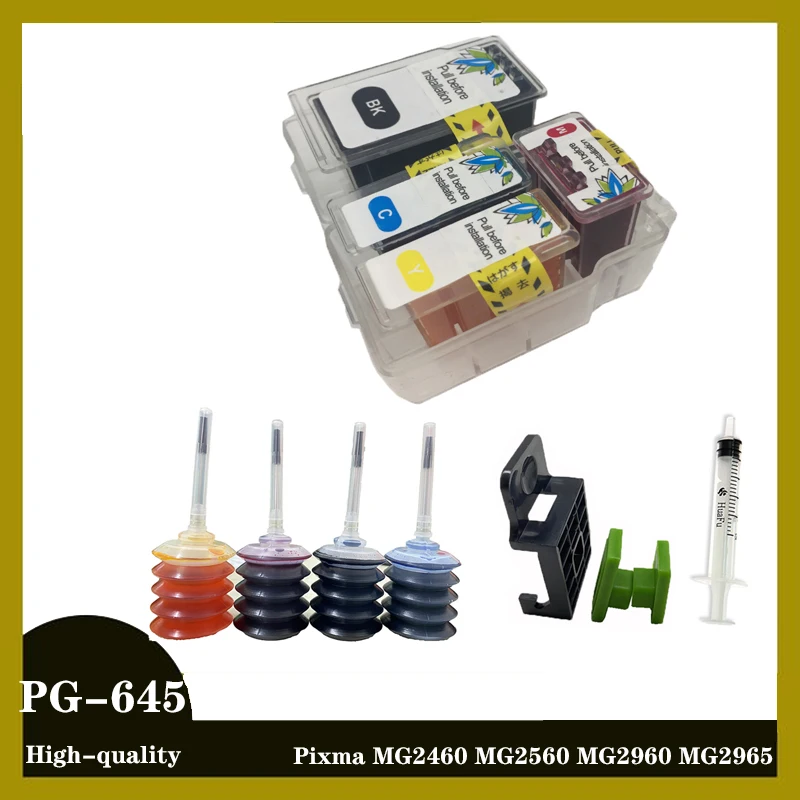 

PG-645 CL-646 Smart Cartridge Refill kit For Canon PG 645 PG645 CL646 Pixma IP2860 MG2460 MG2560 MG2960 MG2965 MX496 printer