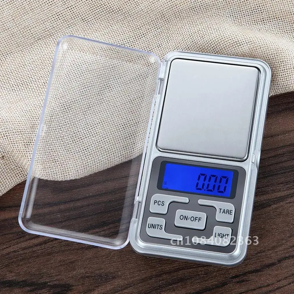 

Mini Electronic Scale Digital Balance LCD Pocket Scale Precision Weight Measuring for Kitchen Jewellery Gold Weighing 200g/1000g