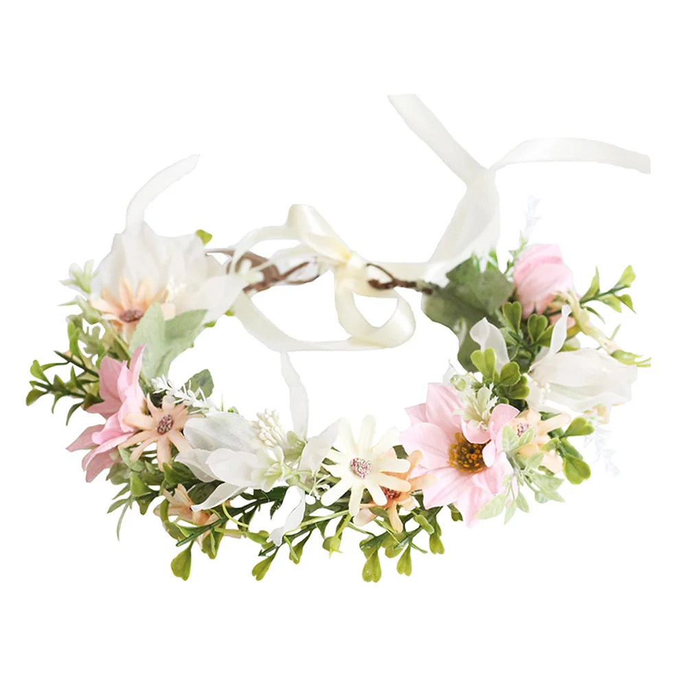 Flowers Bridal Wreath Bride Tiara Head Band Crown Retro Decor Silk Cloth Pp Floral Headpiece
Flowers Bridal Wreath Bride Tiara Head Band Crown Retro Decor Silk Cloth Pp Floral Headpiece