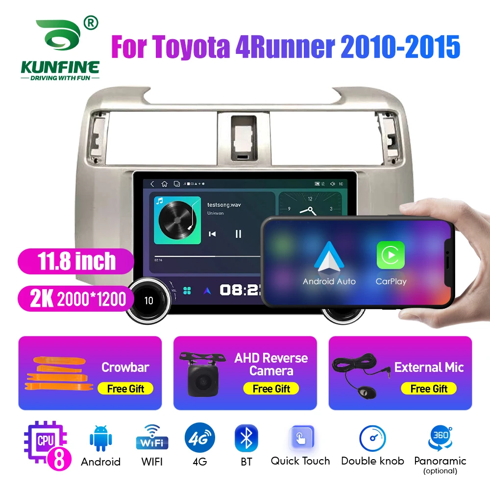 11.8 Inch 2K Double Knobs 2 Din Car Radio For Honda 4Runner 2010-2015 Car Radio DVD Multimedia Video Player Android Auto Carplay
11.8 Inch 2K Double Knobs 2 Din Car Radio For Honda 4Runner 2010-2015 Car Radio DVD Multimedia Video Player Android Auto Carplay