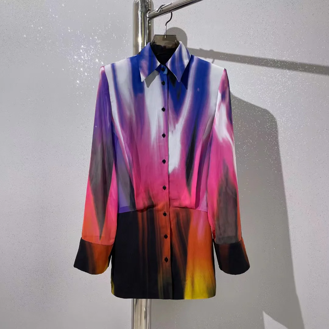 Fyion 2023 Spring Summer Newest Fashion Runway Mini Shirt Dress Women's Printed Designer Top Holiday Single Breasted Dress
Fyion 2023 Spring Summer Newest Fashion Runway Mini Shirt Dress Women's Printed Designer Top Holiday Single Breasted Dress