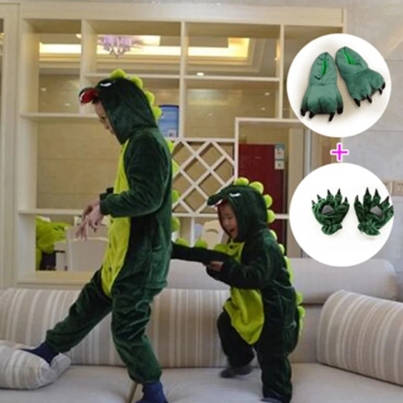 Green Dinosaur Kigurumi Sleepwear Parent-Child Outfit Animal Cosplay Onesie Suit Jumpsuit Set with Shoes
Green Dinosaur Kigurumi Sleepwear Parent-Child Outfit Animal Cosplay Onesie Suit Jumpsuit Set with Shoes