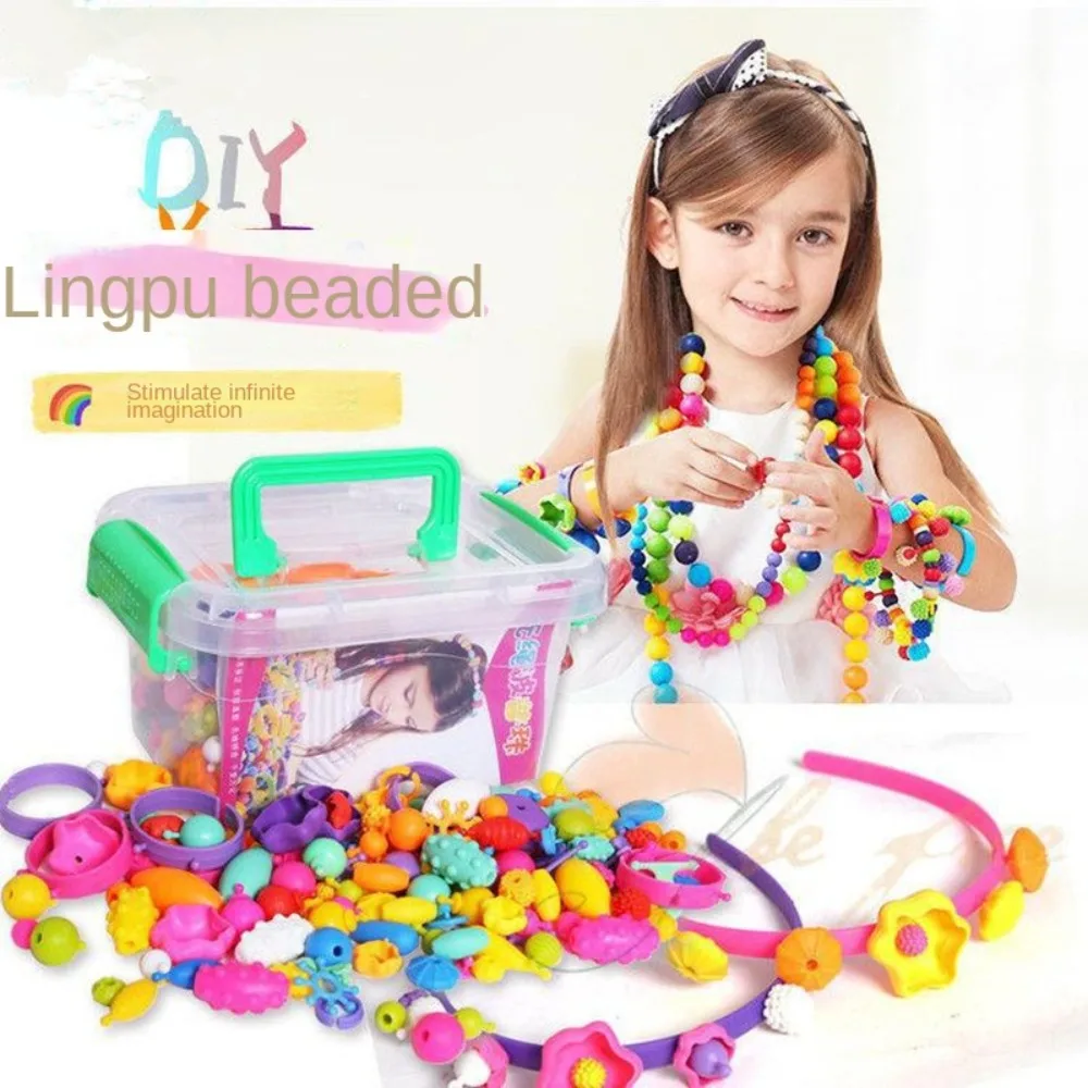 Educational Pop Beads DIY Necklace Bracelet Handicrafts Colorful Plastic Pop Beads Creative Plastic DIY Pop Beads Girls Toys
Educational Pop Beads DIY Necklace Bracelet Handicrafts Colorful Plastic Pop Beads Creative Plastic DIY Pop Beads Girls Toys