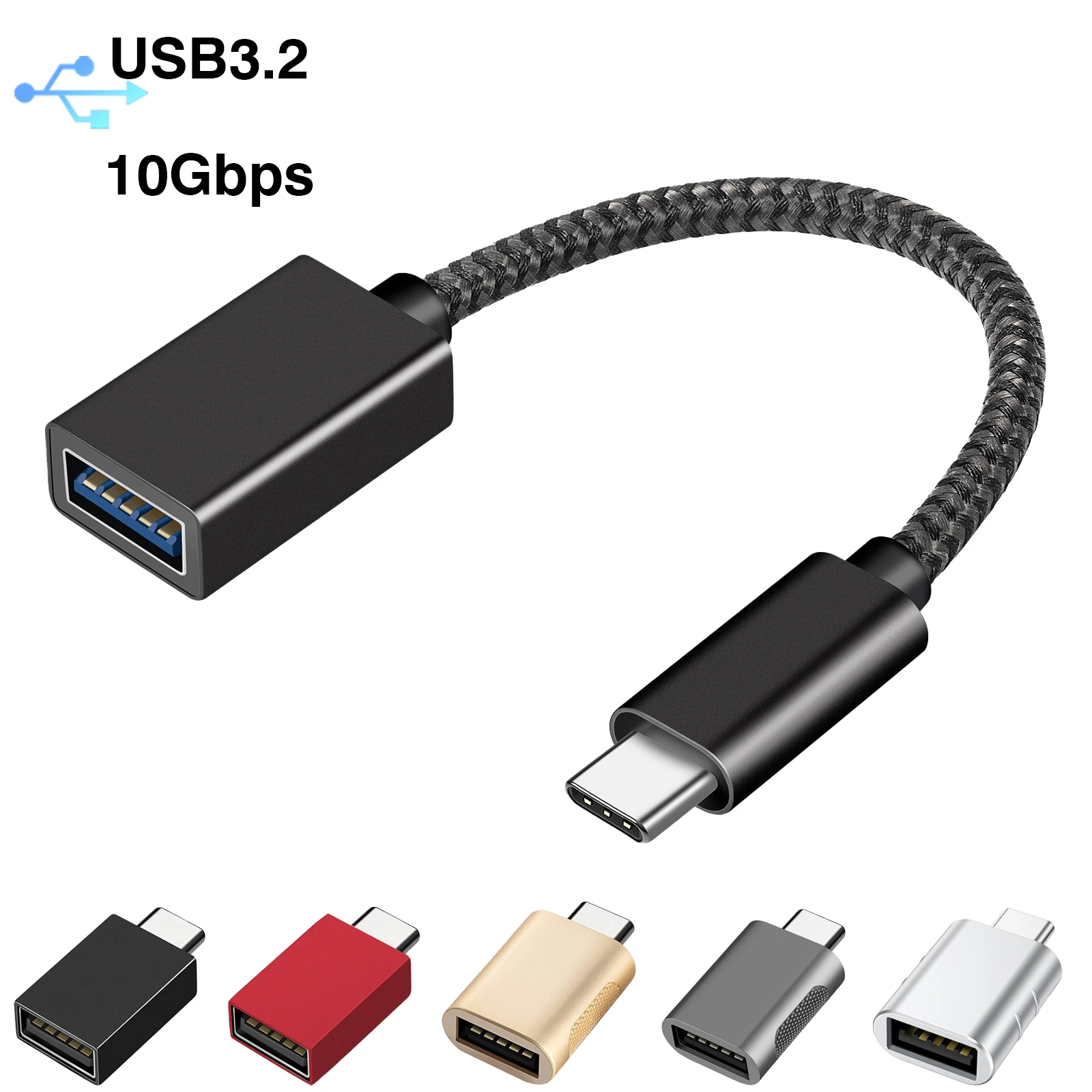 OTG кабель Type C 10 Гбит/с, адаптер для ноутбука, телефона, гнездовой USB-кабель для передачи данных для мыши, клавиатуры
OTG кабель Type C 10 Гбит/с, адаптер для ноутбука, телефона, гнездовой USB-кабель для передачи данных для мыши, клавиатуры