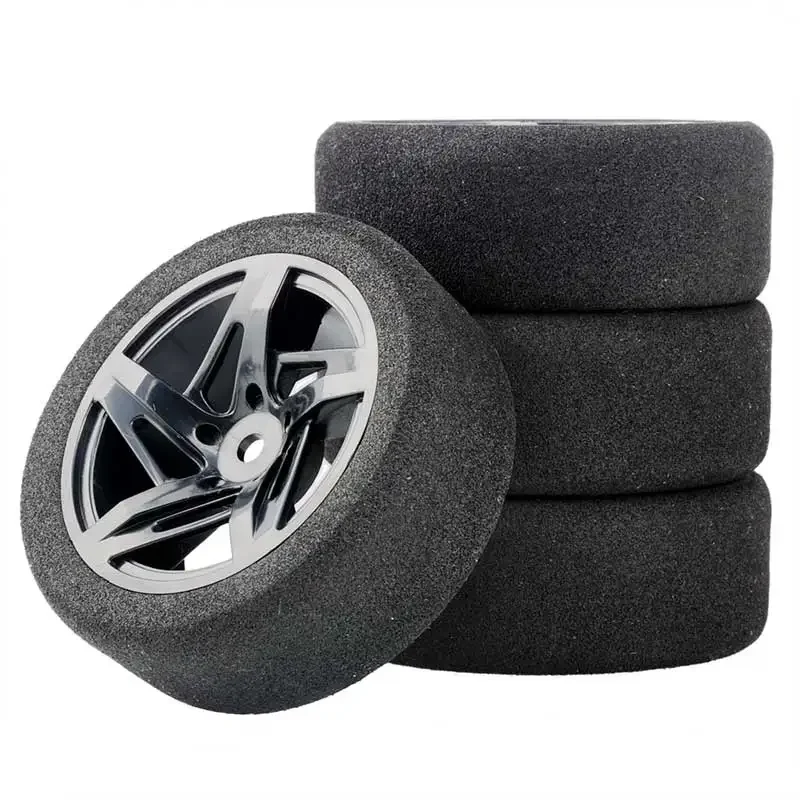 1/10 Scale Sponge Tires and Wheel Rims with 3mm Offset and 12mm Hex fit RC HSP HPI On-Road Racing Car Model Toys Accessory
1/10 Scale Sponge Tires and Wheel Rims with 3mm Offset and 12mm Hex fit RC HSP HPI On-Road Racing Car Model Toys Accessory