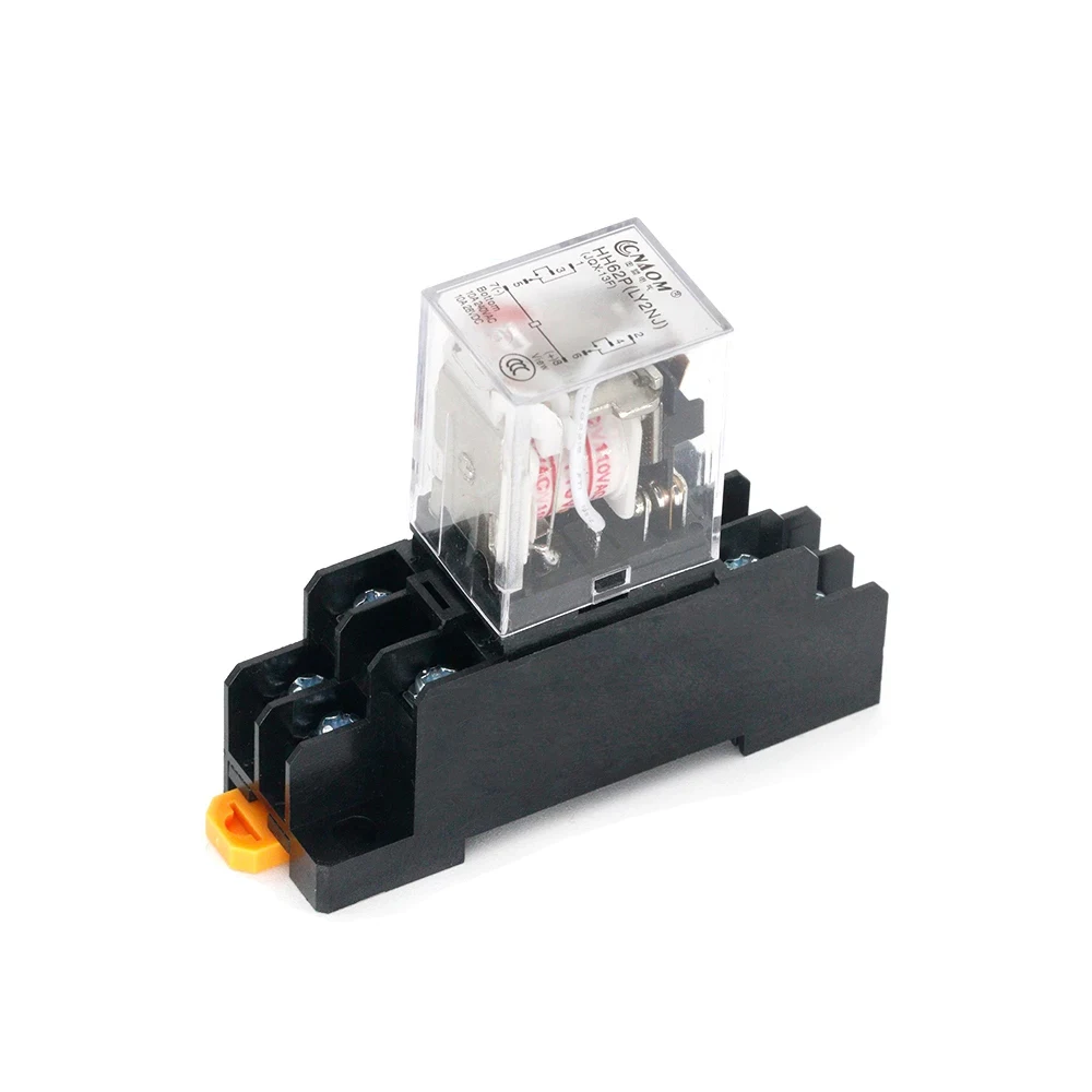 10Pcs 12V 24V DC 110V 220V AC Coil Power Relay LY2NJ DPDT 8 Pin HH62P JQX-13F With Socket Base OK
10Pcs 12V 24V DC 110V 220V AC Coil Power Relay LY2NJ DPDT 8 Pin HH62P JQX-13F With Socket Base OK