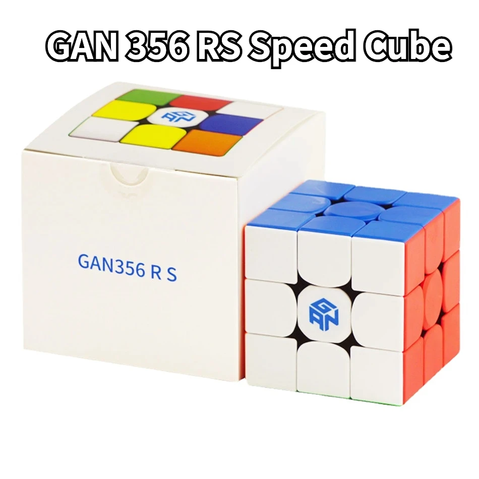 

[Funcube] GAN 356 RS Speed Cube Stickerless 3x3 Speedcube 3x3x3 Professional Magic Cube Puzzle Toys for Children GAN Cubes