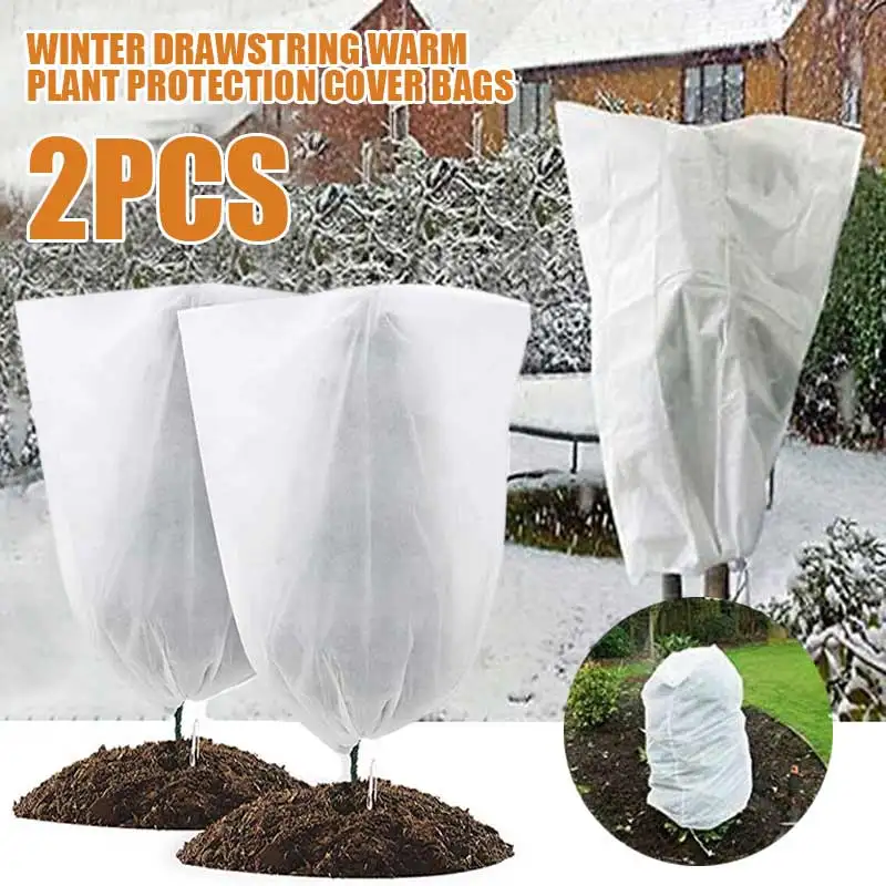 23"*31" 2pcs Winter Drawstring Warm Plant Freeze/Frost Protection Cover Bags Yard Garden Plants Small Tree Against Cold
23"*31" 2pcs Winter Drawstring Warm Plant Freeze/Frost Protection Cover Bags Yard Garden Plants Small Tree Against Cold