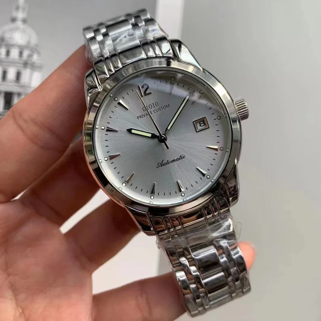 Luxury Mens Automatic Mechanical Watch Black White Stainless Steel Luminous Sapphire Saint-lmier Leather 39mm
Luxury Mens Automatic Mechanical Watch Black White Stainless Steel Luminous Sapphire Saint-lmier Leather 39mm