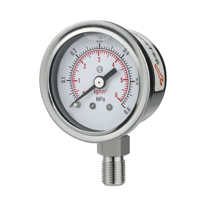 Stainless Steel Pressure Gauge YN40BF Screw Thread M10*1 1/8 Oil Water Air Pressure Gauge 40mm
Stainless Steel Pressure Gauge YN40BF Screw Thread M10*1 1/8 Oil Water Air Pressure Gauge 40mm