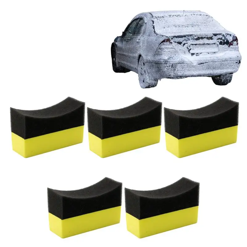 Curved Foam Sponge Pad Car Tyre Cleaning Sponge Curved Foam Cleaning Tool 5PCS Automotive Car Detailing Sponge Washer Pads
Curved Foam Sponge Pad Car Tyre Cleaning Sponge Curved Foam Cleaning Tool 5PCS Automotive Car Detailing Sponge Washer Pads