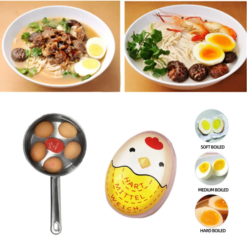 Egg Perfect Color Changing Timer Yummy Soft Hard Boiled Eggs Cooking Kitchen Eco-Friendly Resin Egg Timer Red Timer Tools
Egg Perfect Color Changing Timer Yummy Soft Hard Boiled Eggs Cooking Kitchen Eco-Friendly Resin Egg Timer Red Timer Tools