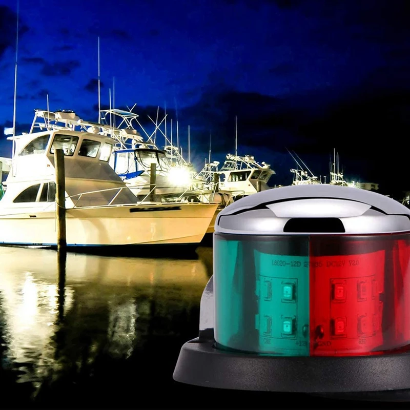 2Pcs 12V Navigation Lights LED Zinc Alloy Bow Light Marine Boat LED Red Green Pontoons Sailing Signal Lights
2Pcs 12V Navigation Lights LED Zinc Alloy Bow Light Marine Boat LED Red Green Pontoons Sailing Signal Lights