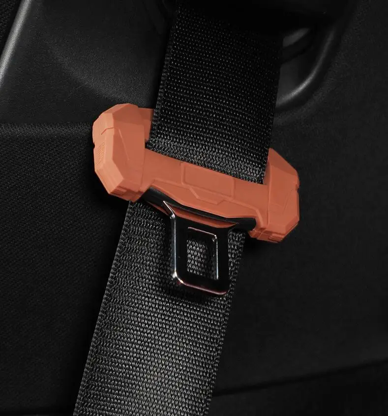 

Car Silicone Safety Belt Buckle Covers Seat Belt Clip For Toyota Camry CHR RAV4 Yaris Corolla Raiz Prado Prius Highlander Hilux