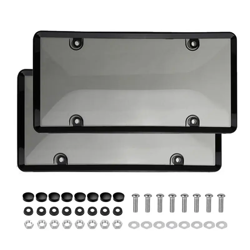 

Рамка для номерного знака, черный Универсальный номерной знак из АБС-пластика для передних и задних автомобильных бирок, универсальный кронштейн для номерного знака, нержавеющий
