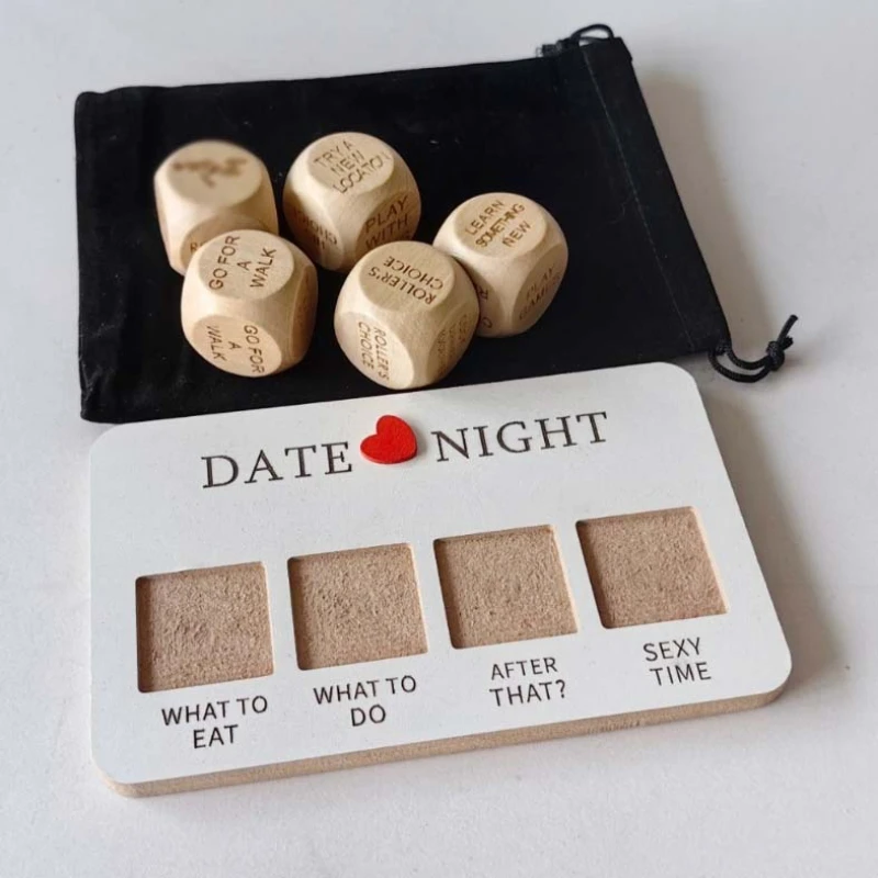 party favors Date Night Dice Couple Wooden Romantic Set Gift for wife girlfriend birthday Multi-Styles game wedding for guests
party favors Date Night Dice Couple Wooden Romantic Set Gift for wife girlfriend birthday Multi-Styles game wedding for guests