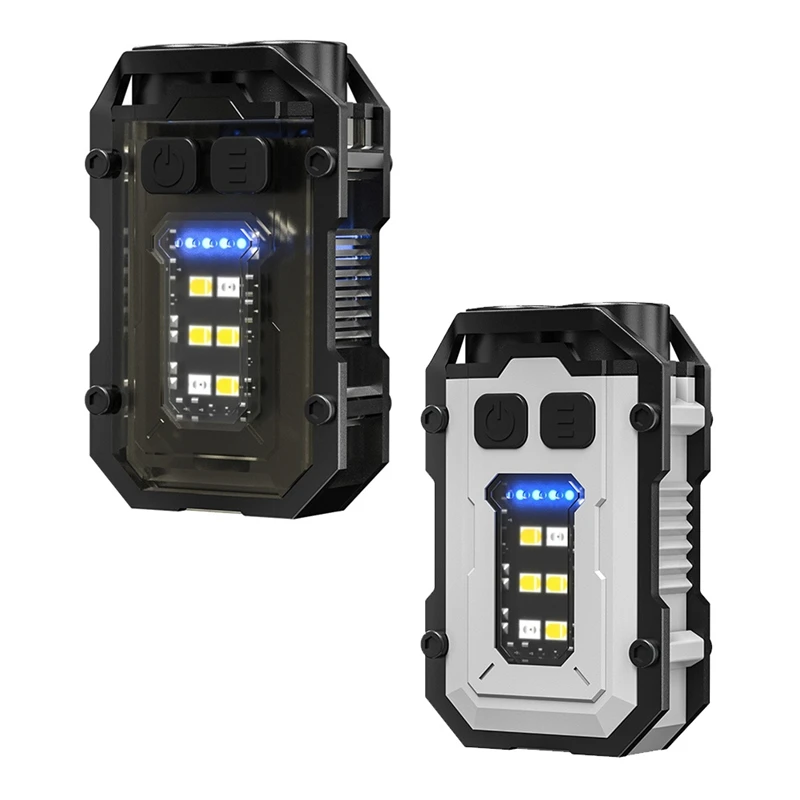 Keychain LED Light Type-C Rechargeable Work Light Portable Waterproof Light For Power Outage Emergency Durable White
Keychain LED Light Type-C Rechargeable Work Light Portable Waterproof Light For Power Outage Emergency Durable White