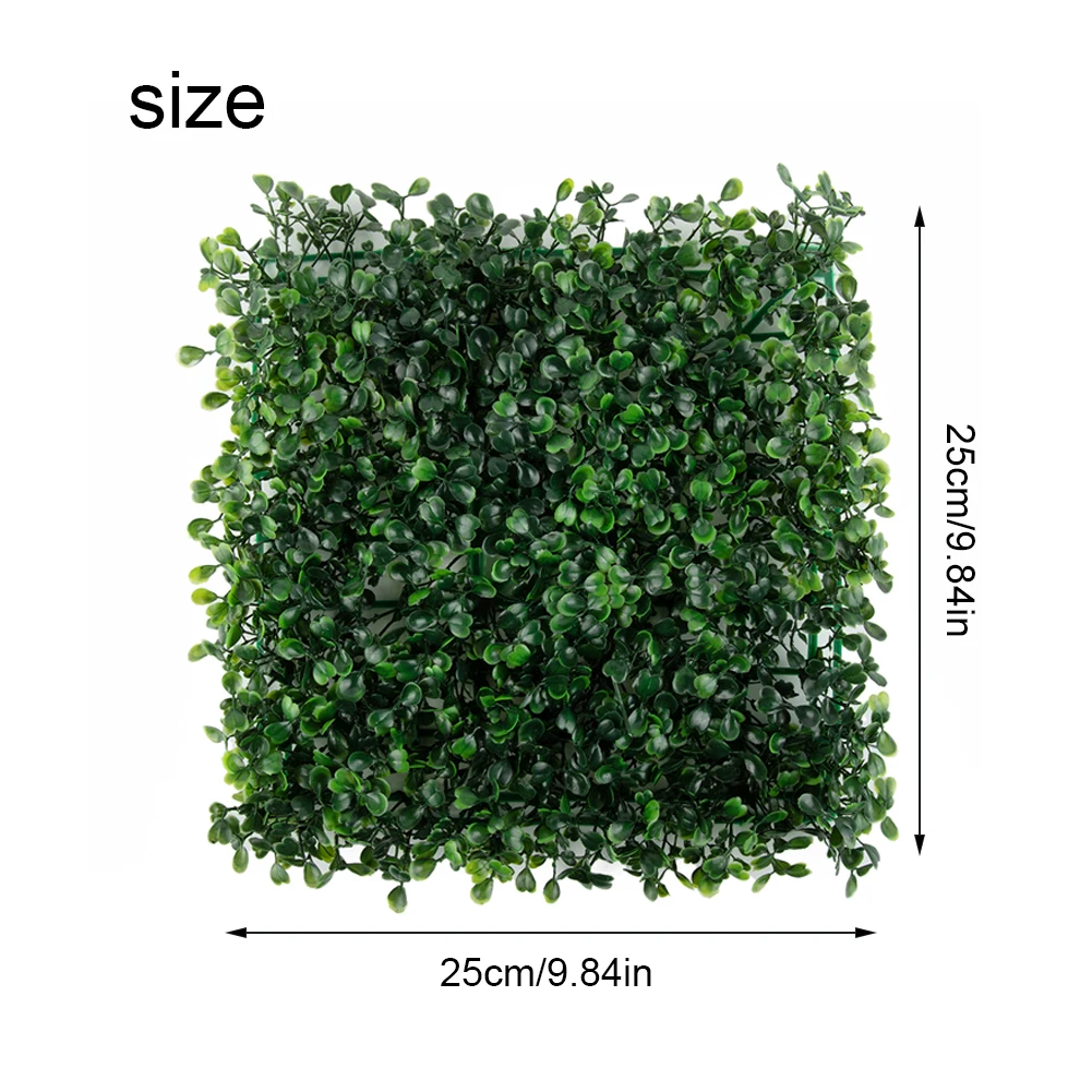 Artificial Plant Wall Foliage Hedge Grass Mat Greenery Panels Fence 25x25cm Simulated Lawn Party Supply Artificial Decor
Artificial Plant Wall Foliage Hedge Grass Mat Greenery Panels Fence 25x25cm Simulated Lawn Party Supply Artificial Decor