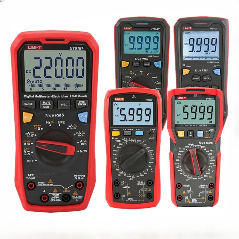 UNI-T UT61B UT61D UT61E Plus Multimeter Analog Digital Electrical Tester 22000 Counts Ammeter Voltmeter Professional Multi Meter
UNI-T UT61B UT61D UT61E Plus Multimeter Analog Digital Electrical Tester 22000 Counts Ammeter Voltmeter Professional Multi Meter